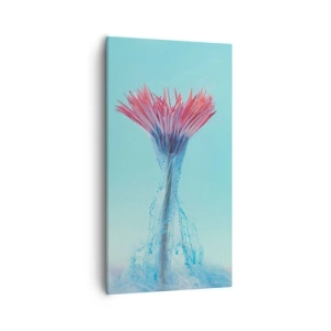 Canvastavla - Bild på duk - I upplivande famn - 55x100 cm