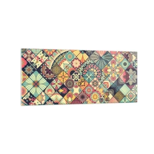 Glastavla - Bild på glas - Marockansk stämning - 120x50 cm