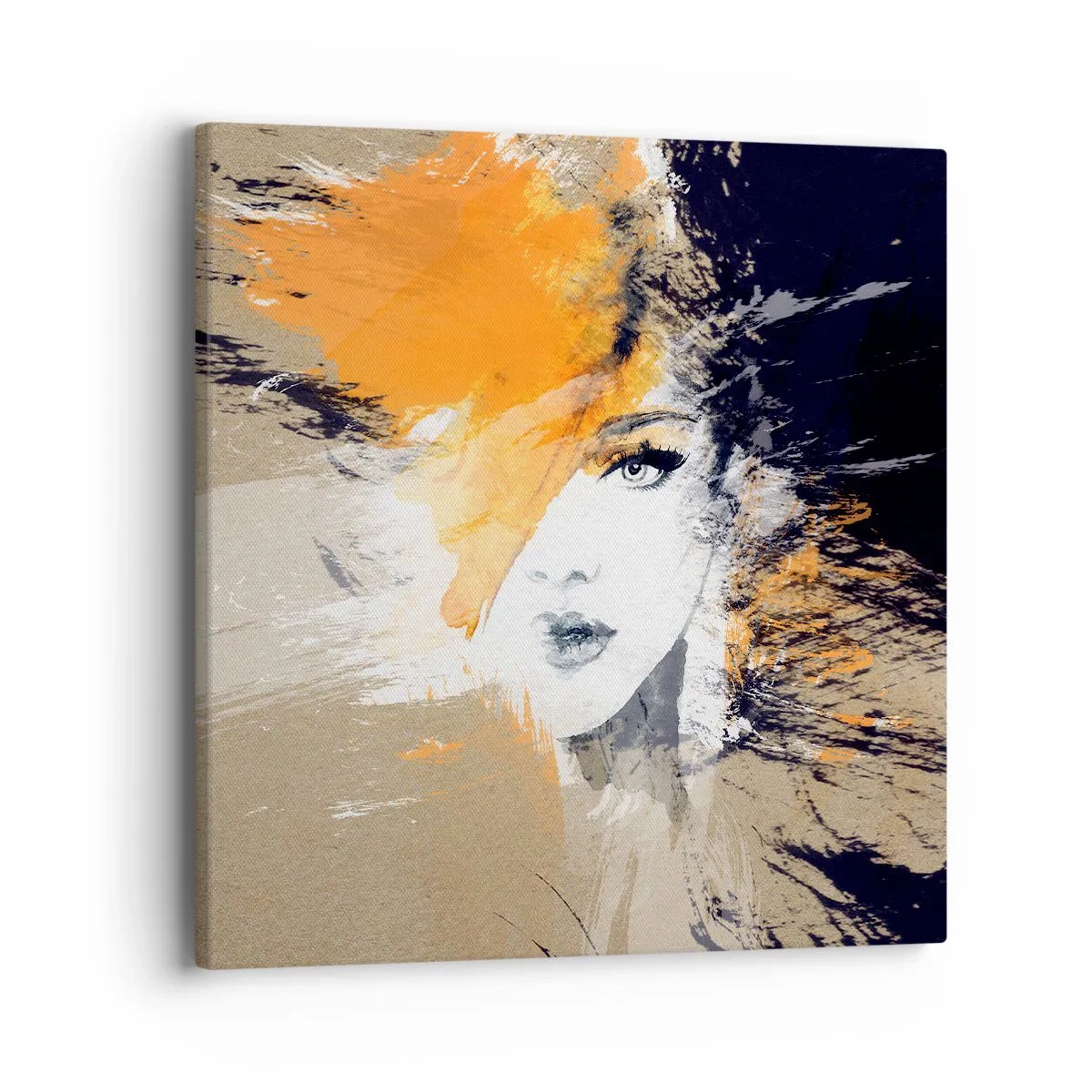 Canvastavla - Bild på duk - Och så blir det ljus - 40x40 cm