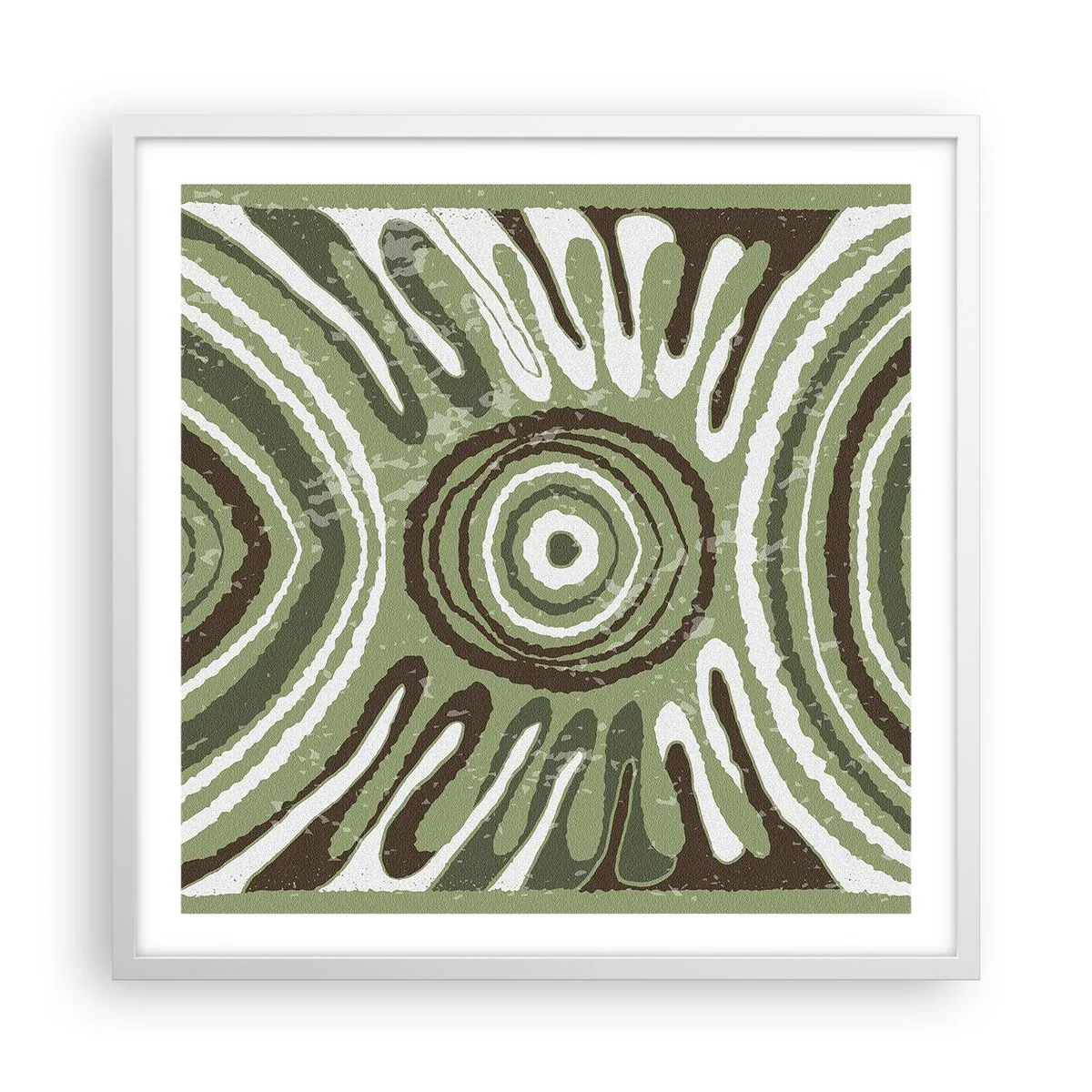 Affisch i vit ram - Explosion av känslor - 60x60 cm