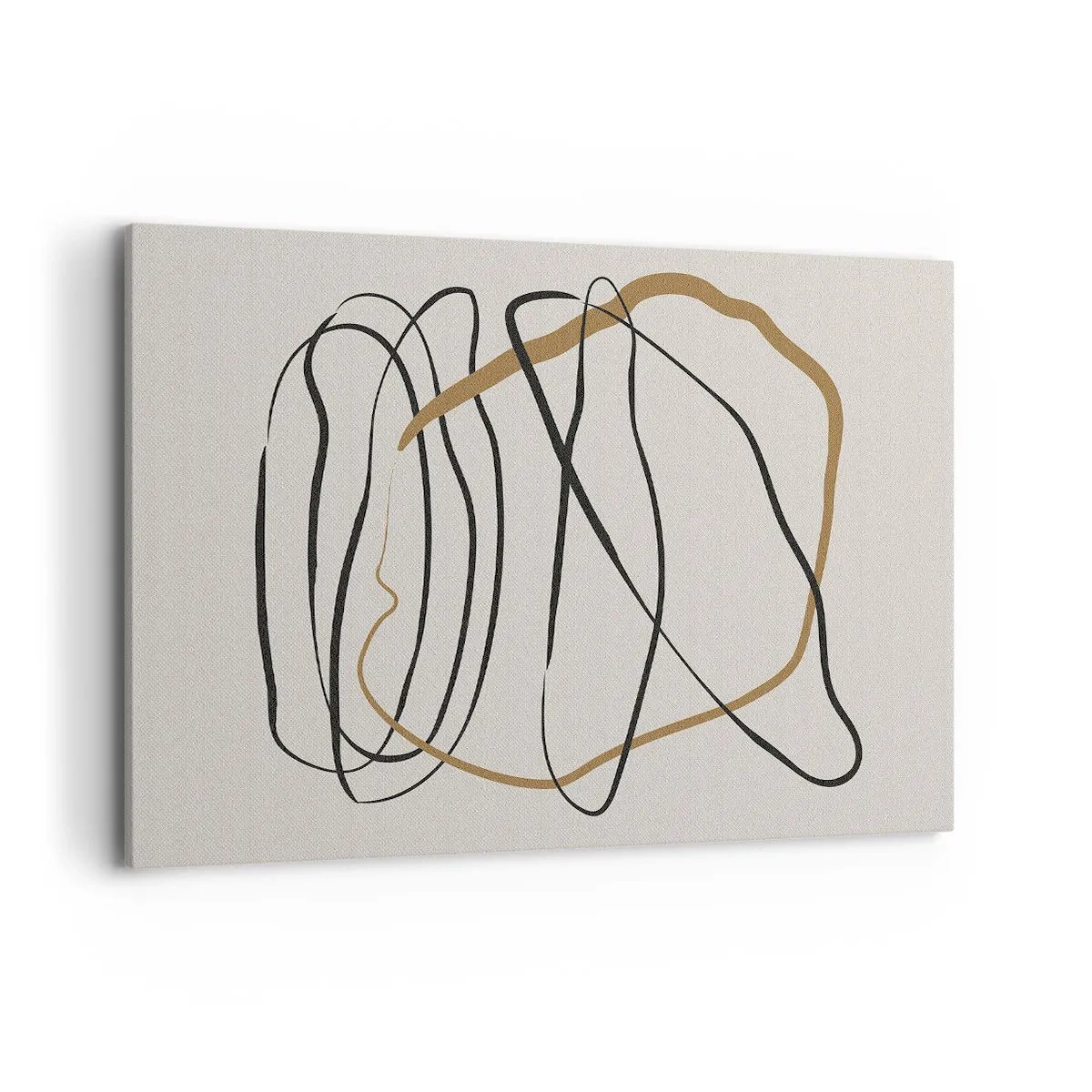 Canvastavla - Bild på duk - Komposition: besittande dans - 120x80 cm