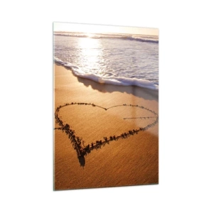 Glastavla - Bild på glas - Sommarbekännelse - 50x70 cm