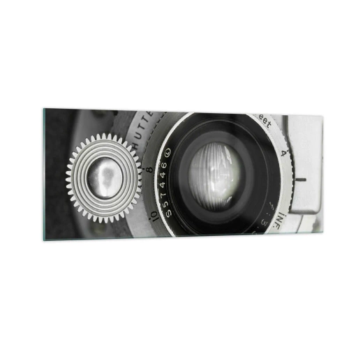 Glastavla - Bild på glas - En berättelse om Hollywood - 100x40 cm