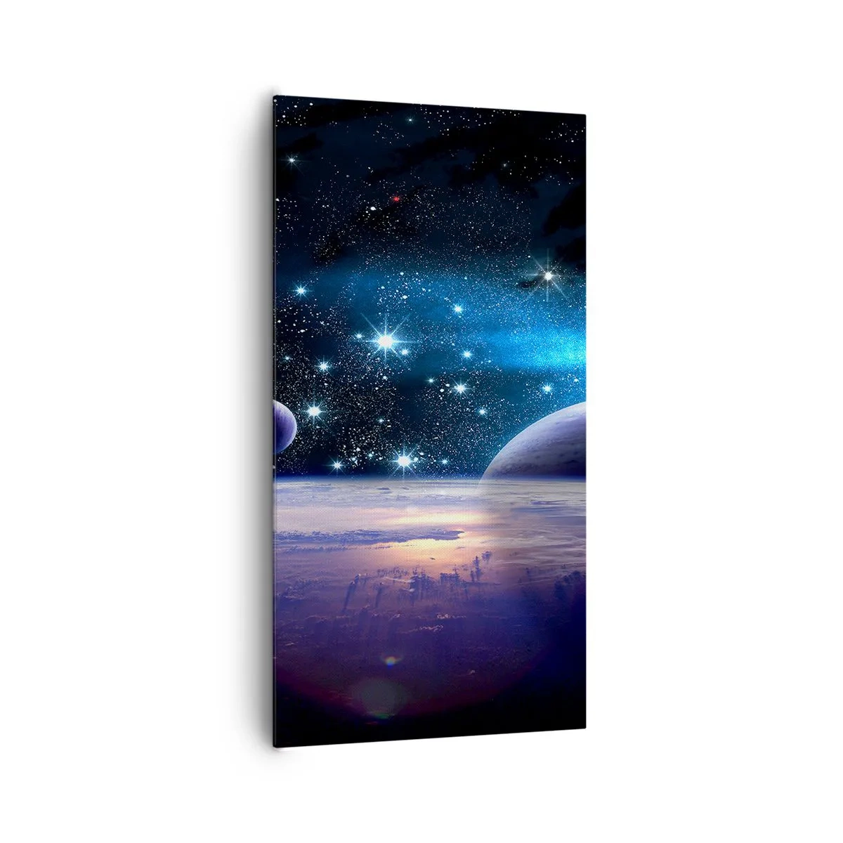 Canvastavla - Bild på duk - Fortfarande ensamma? - 65x120 cm