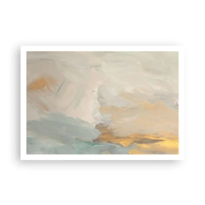 Affisch - Abstraktion - ett land av mildhet - 100x70 cm