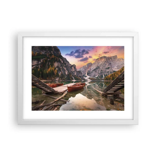 Affisch i vit ram - Dagens löfte - 40x30 cm