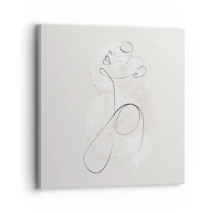 Canvastavla - Bild på duk - Skönhetens spiral - 30x30 cm