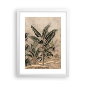 Affisch i vit ram - Bild i kolonial stil - 30x40 cm