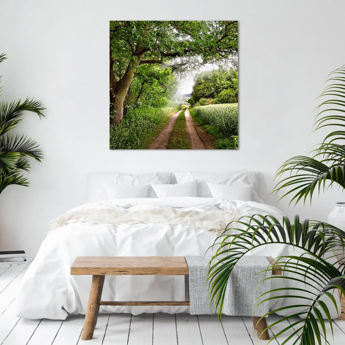 Canvastavla - Bild på duk - Et in Arcadia ego - 60x60 cm