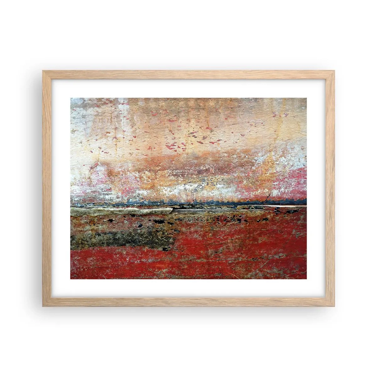 Affisch i ram av ljusek - Kanske är det havet - 50x40 cm