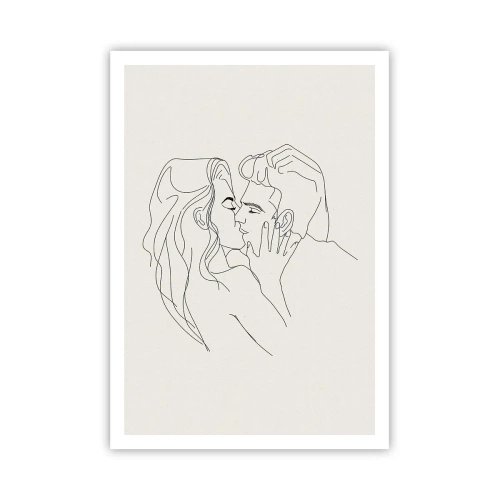 Affisch - I kärlekens famn - 70x100 cm