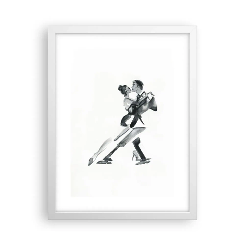 Affisch i vit ram - I en rytm - 30x40 cm