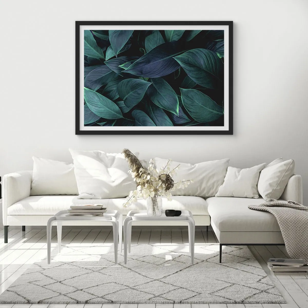 Affisch i svart ram - Grönskan själv - 91x61 cm