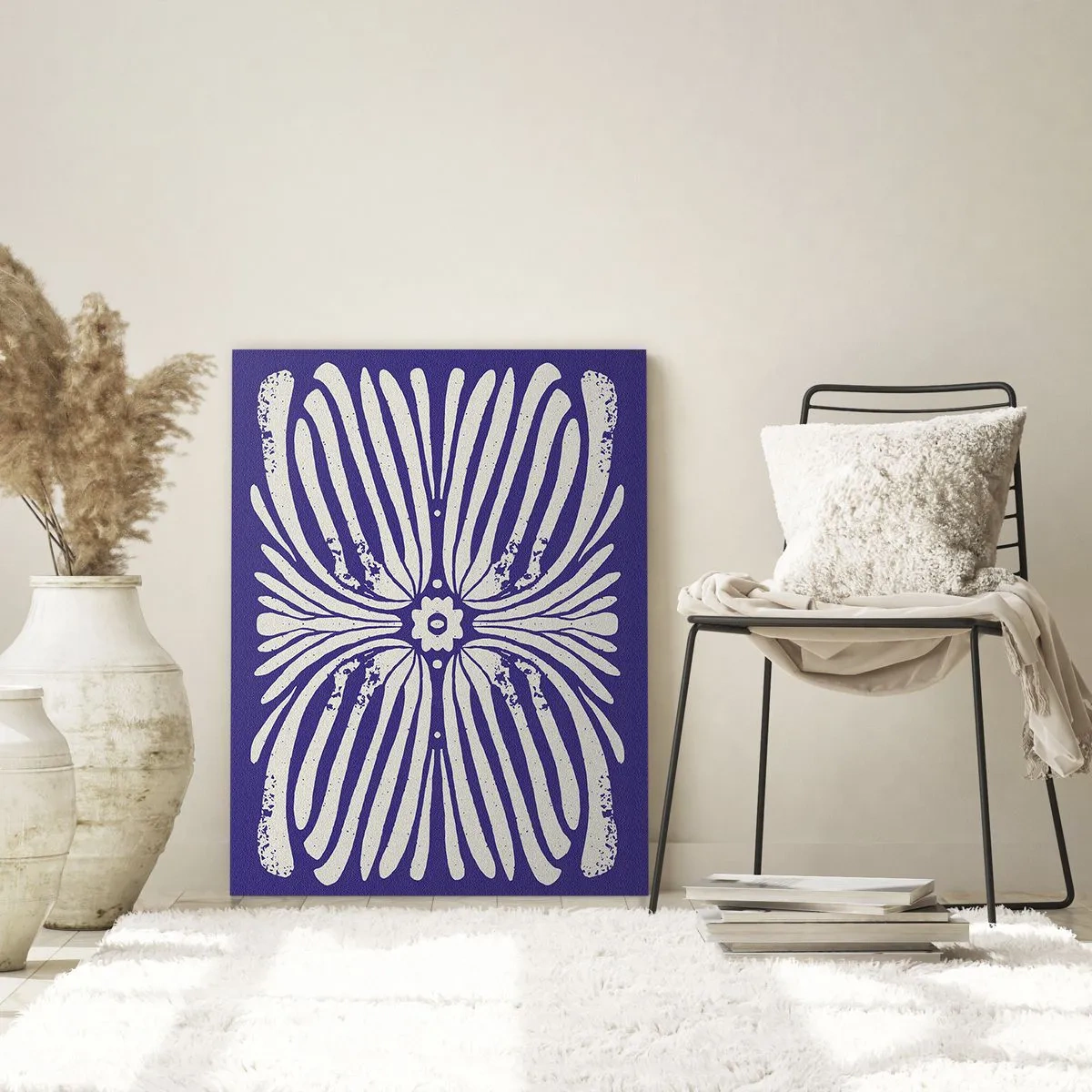 Glastavla - Bild på glas - Etnisk inspiration - 50x70 cm