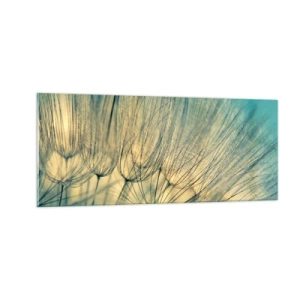 Glastavla - Bild på glas - I väntan på vinden - 100x40 cm
