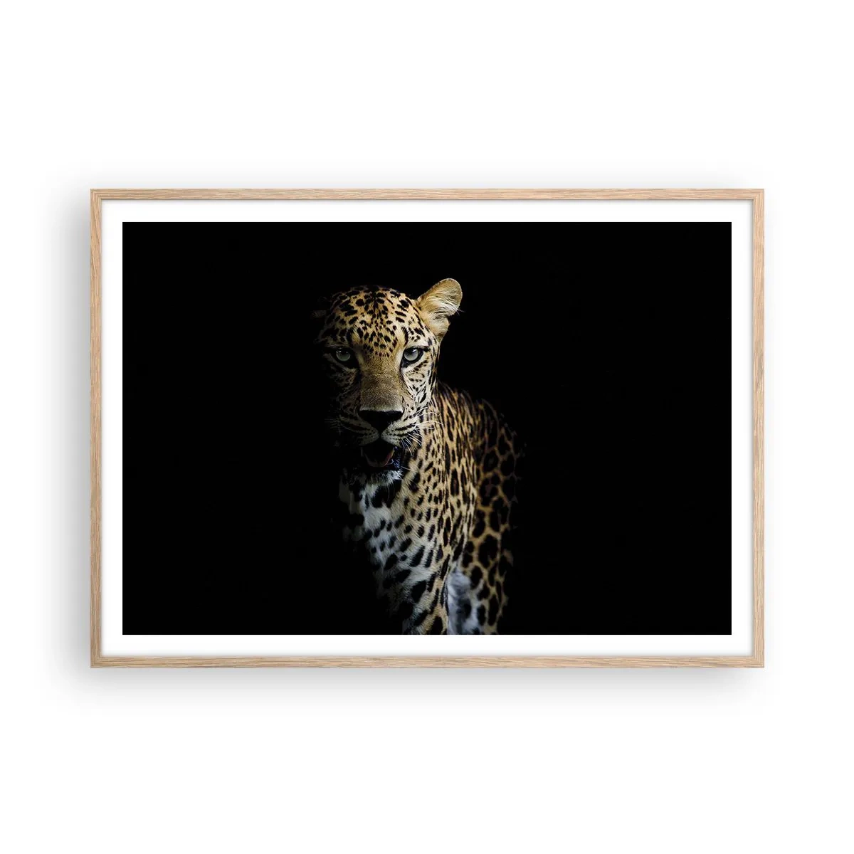 Affisch i ram av ljusek - Mörk skönhet - 100x70 cm