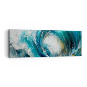 Canvastavla - Bild på duk - Havsportal - 90x30 cm