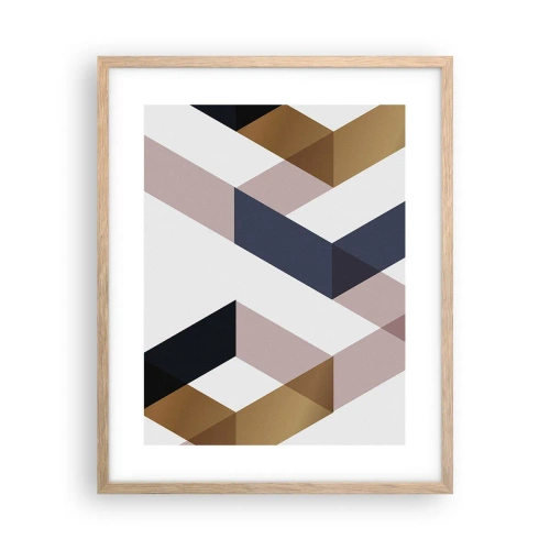 Affisch i ram av ljusek - Plan och vinklar - 40x50 cm