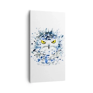 Canvastavla - Bild på duk - Rakt in i ögonen - 55x100 cm