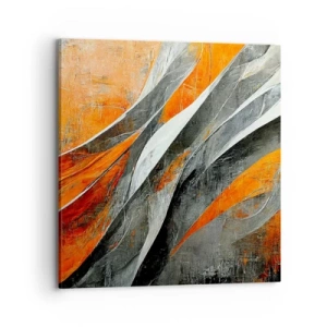 Canvastavla - Bild på duk - Värme och kyla - 70x70 cm