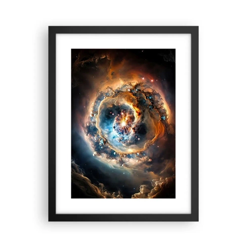 Affisch i svart ram - Början - 30x40 cm