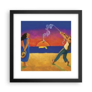 Affisch i svart ram - Mer än en stjärna från himlen - 30x30 cm