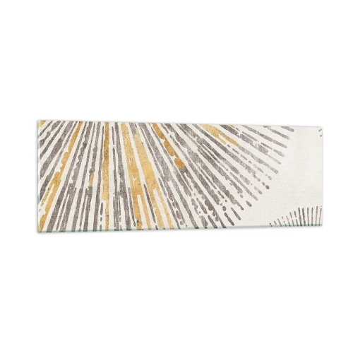 Glastavla - Bild på glas - Radiens skönhet - 90x30 cm