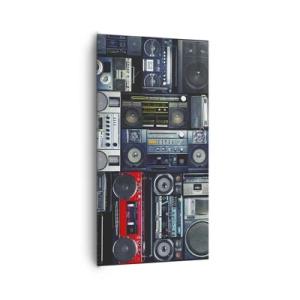 Canvastavla - Bild på duk - Längtan efter 80-talet - 65x120 cm