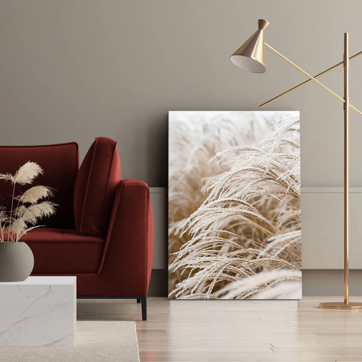 Canvastavla - Bild på duk - Buga för höstsolen - 70x100 cm