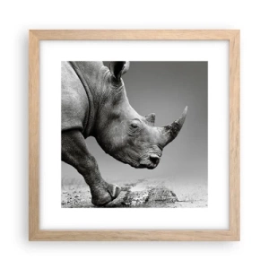 Affisch i ram av ljusek - Ostoppbar kraft - 30x30 cm