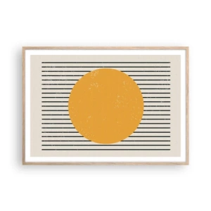 Affisch i ram av ljusek - Enkelhetens kraft - 100x70 cm