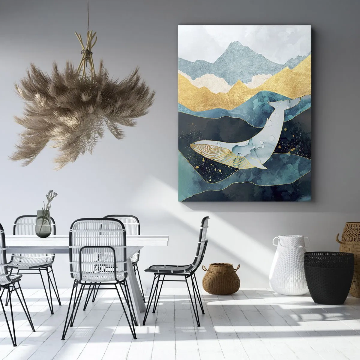 Canvastavla - Bild på duk - Norra halvklotets kalla skönhet - 50x70 cm