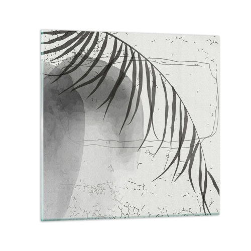 Glastavla - Bild på glas - Den subtila exotismen i naturen - 40x40 cm