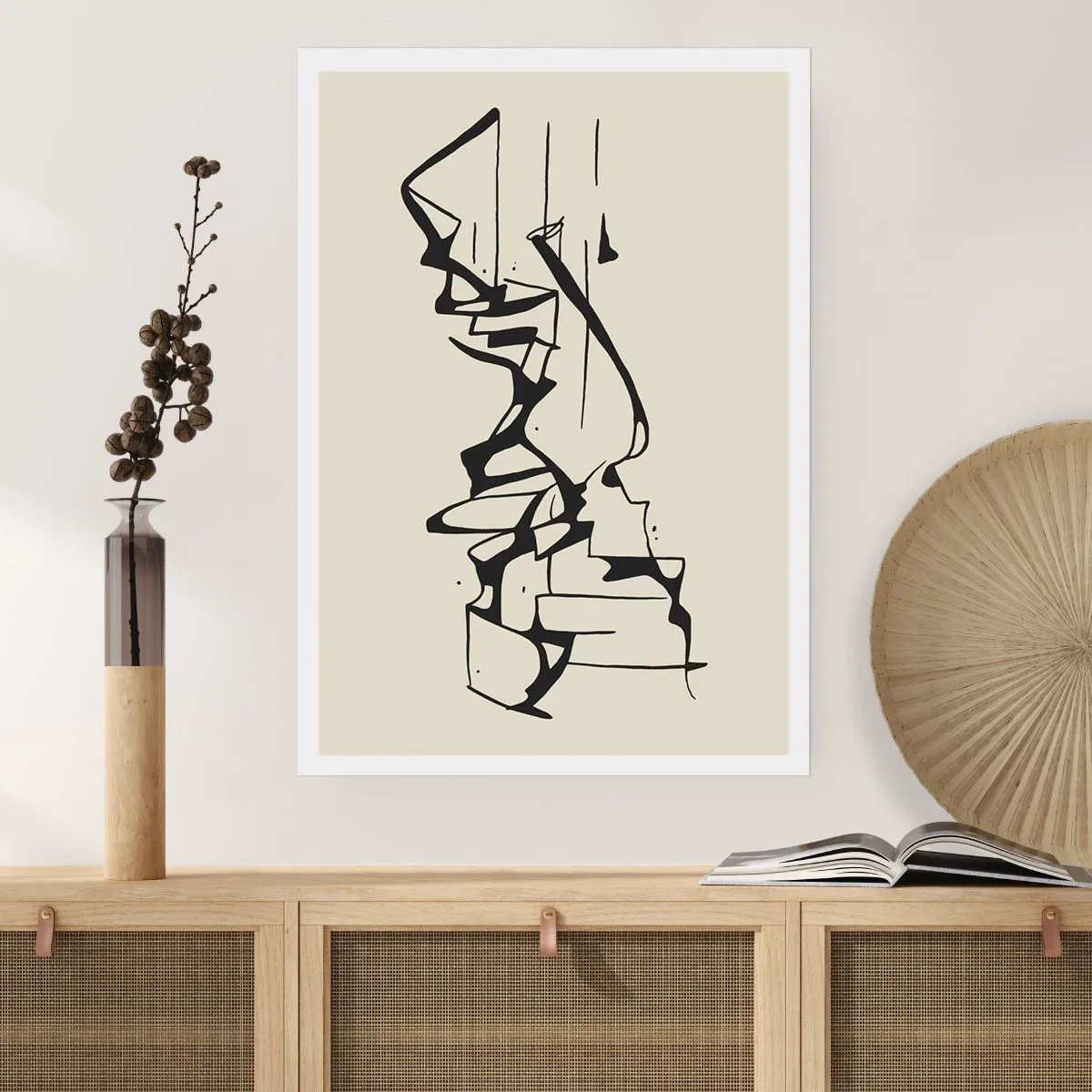 Affisch - Kanske ett landskap - 40x50 cm