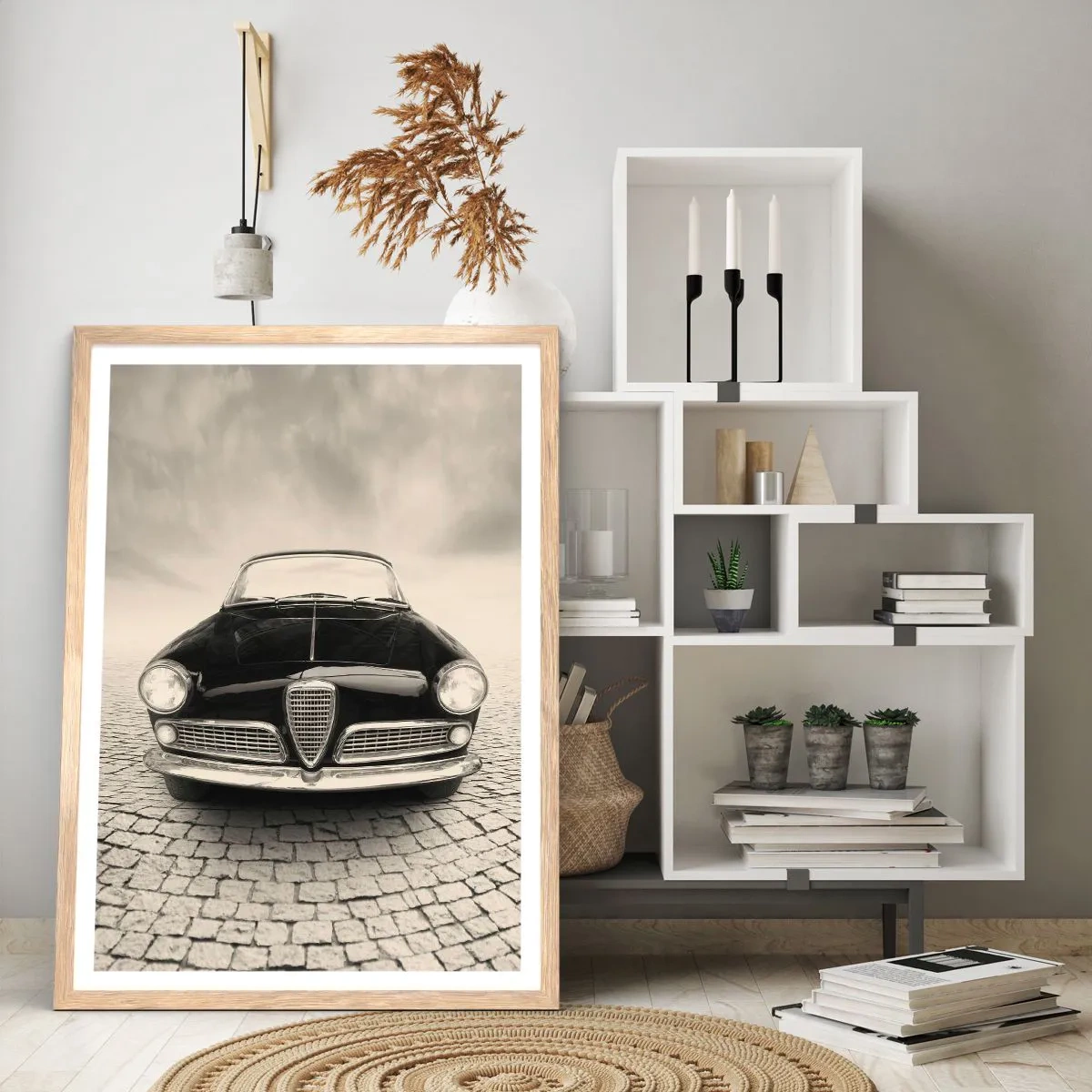 Affisch i ram av ljusek - Hur kan man inte älska mig? - 61x91 cm