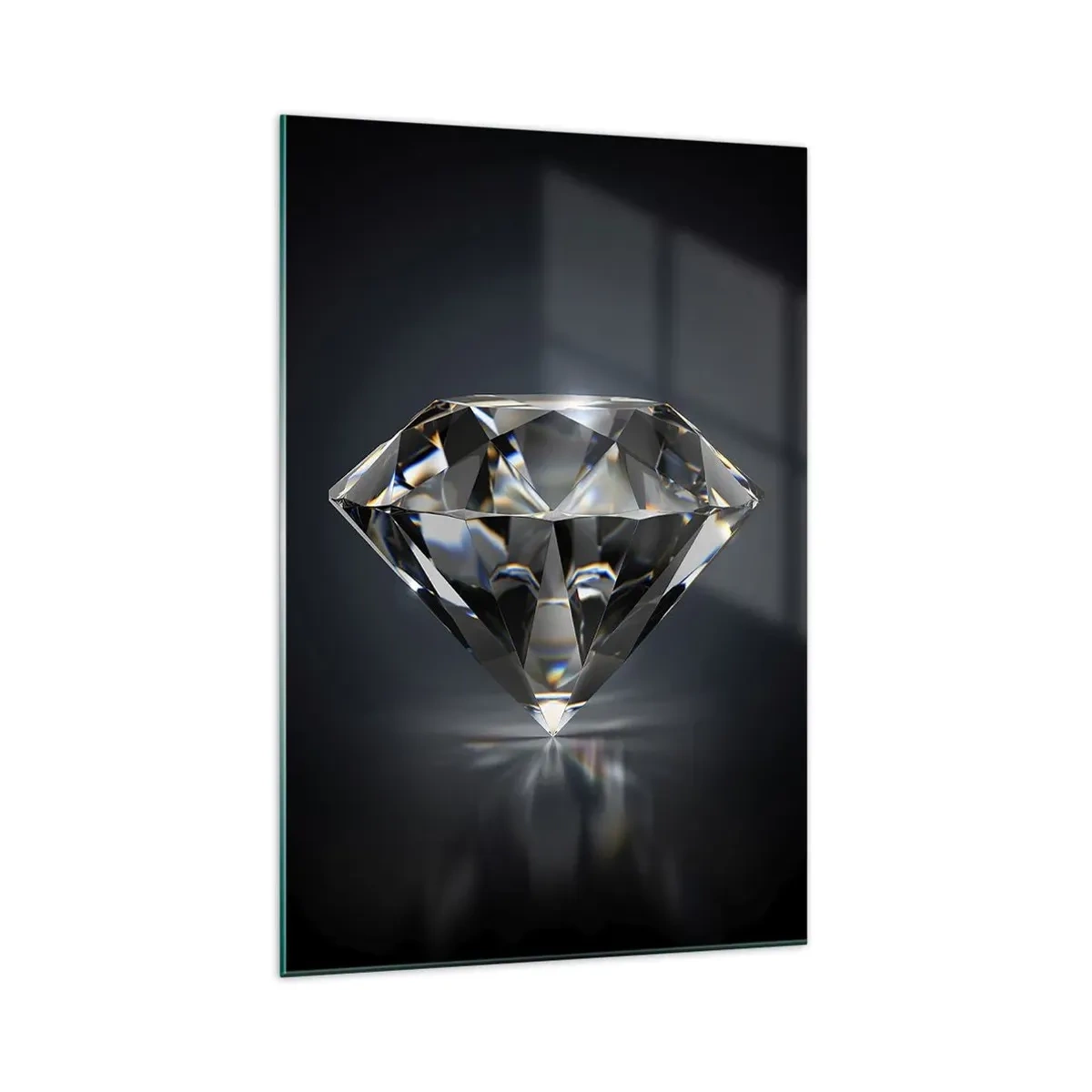 Glastavla - Bild på glas - Bästa flickvännen - 70x100 cm