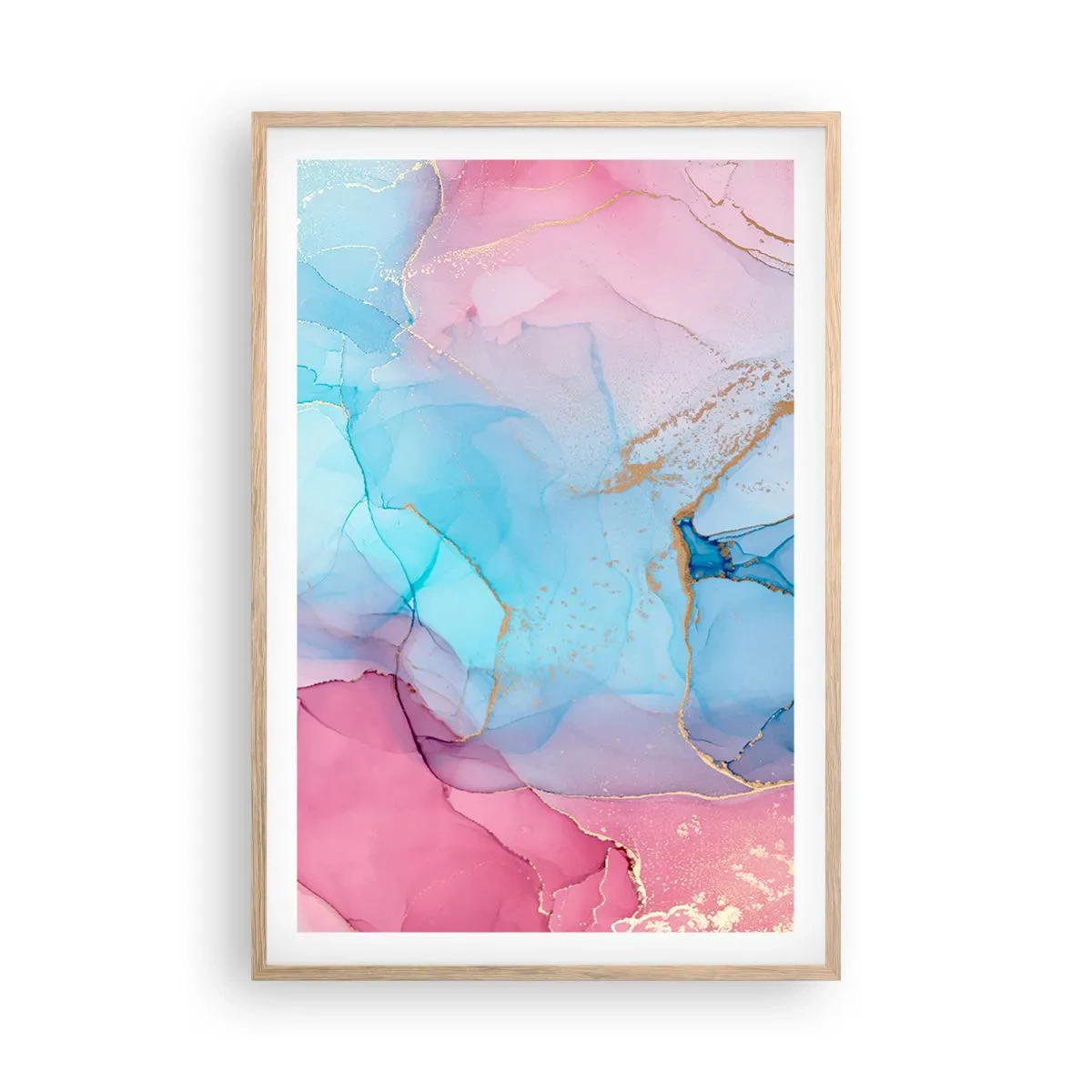 Affisch i ram av ljusek - Möte och infiltration - 61x91 cm