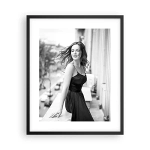 Affisch i svart ram - Säkert en Parisbo - 40x50 cm