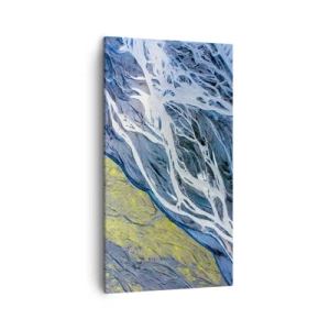 Canvastavla - Bild på duk - Naturens grottmålningar - 45x80 cm