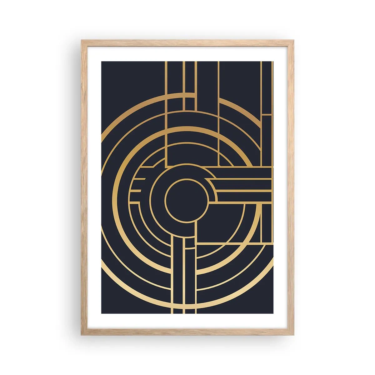 Affisch i ram av ljusek - Sakernas gång - 50x70 cm