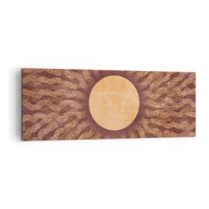 Canvastavla - Bild på duk - Solikon - 140x50 cm