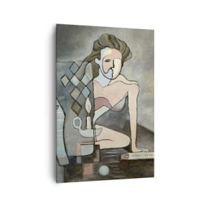 Canvastavla - Bild på duk - Själens och materias mosaik - 70x100 cm