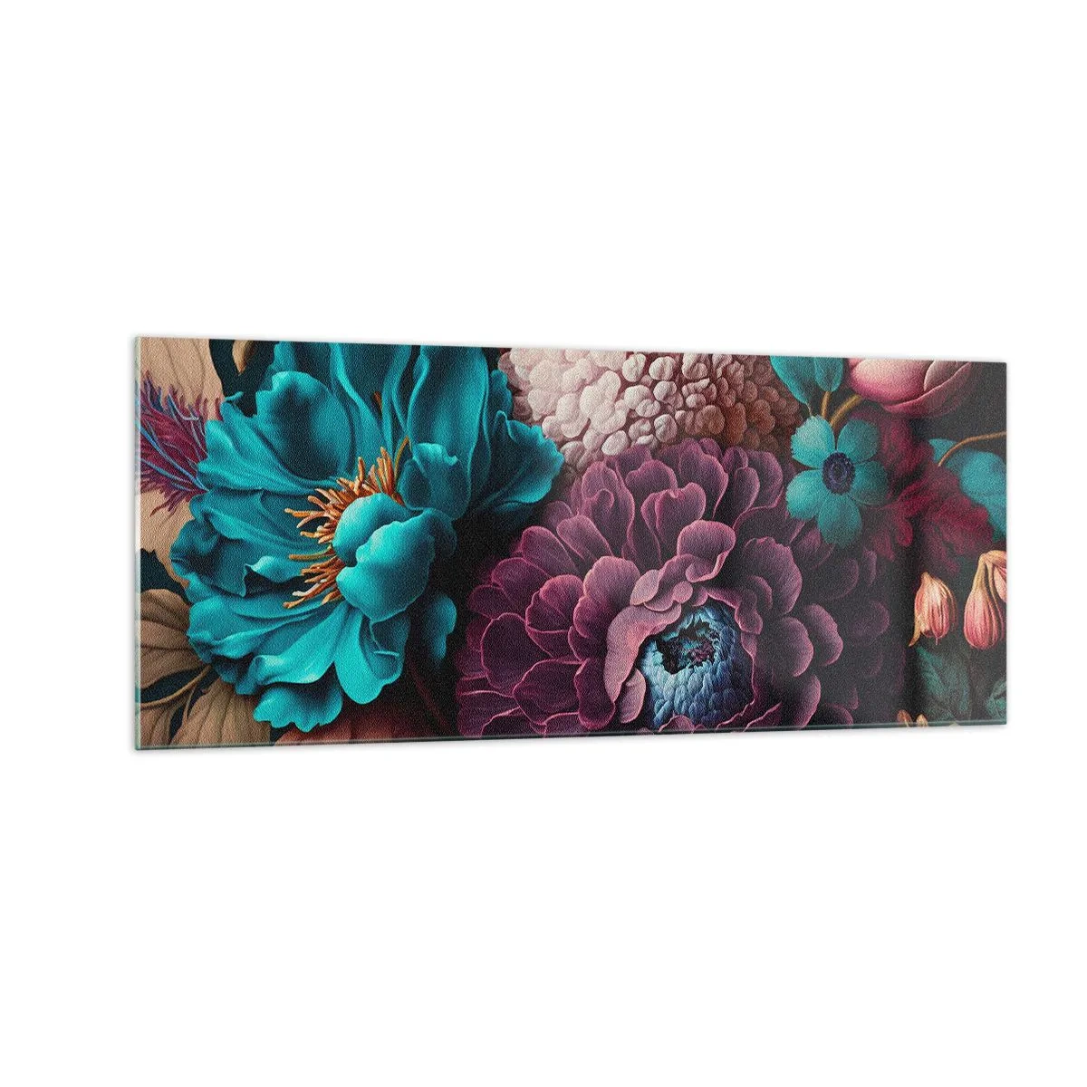 Glastavla - Bild på glas - Natur i överflöd - 100x40 cm