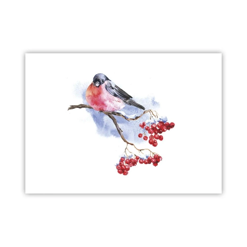 Affisch - Vinter i färger - 70x50 cm