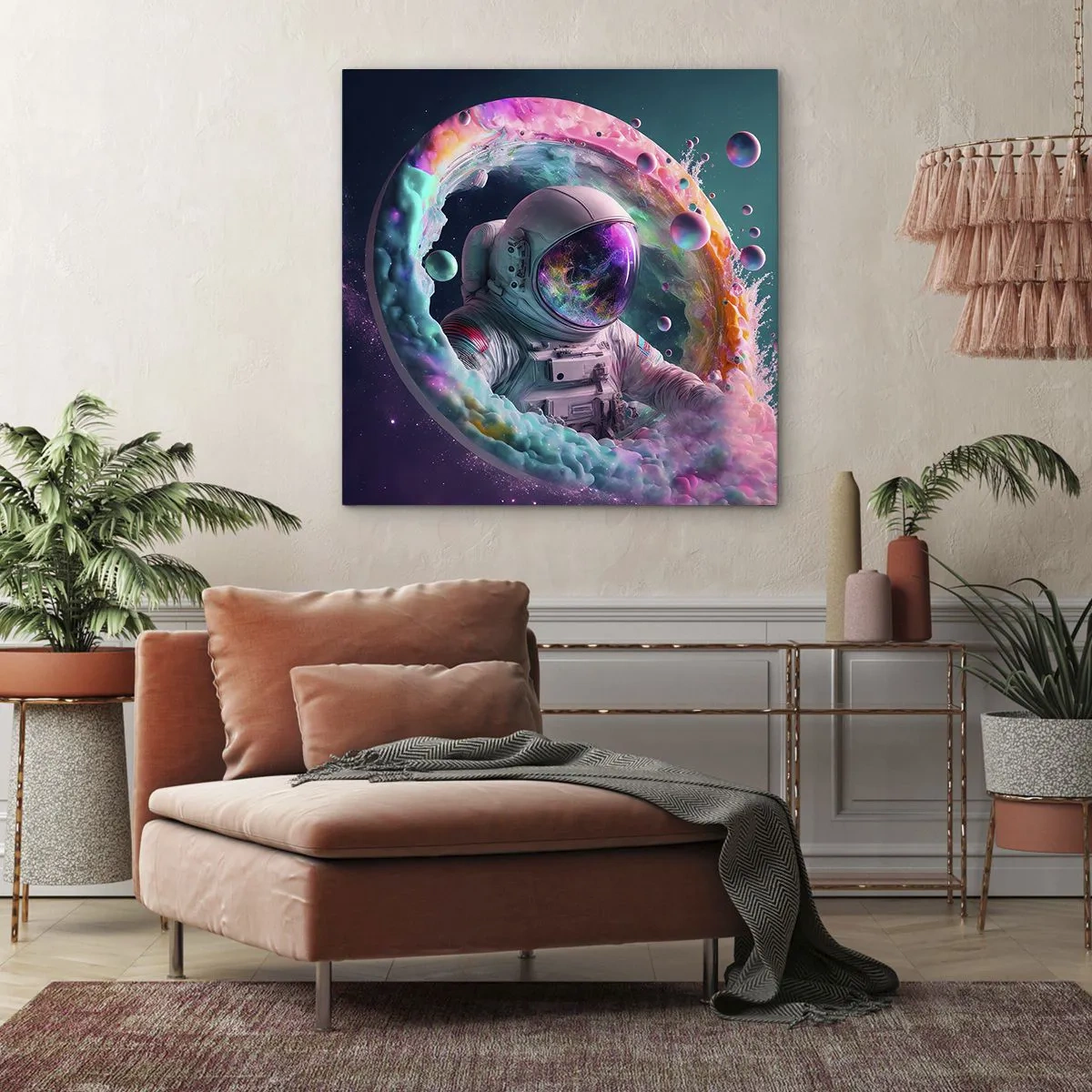 Canvastavla - Bild på duk - Stjärnport - 50x50 cm