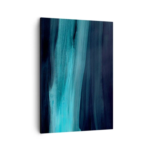 Canvastavla - Bild på duk - Flyt med strömmen - 50x70 cm