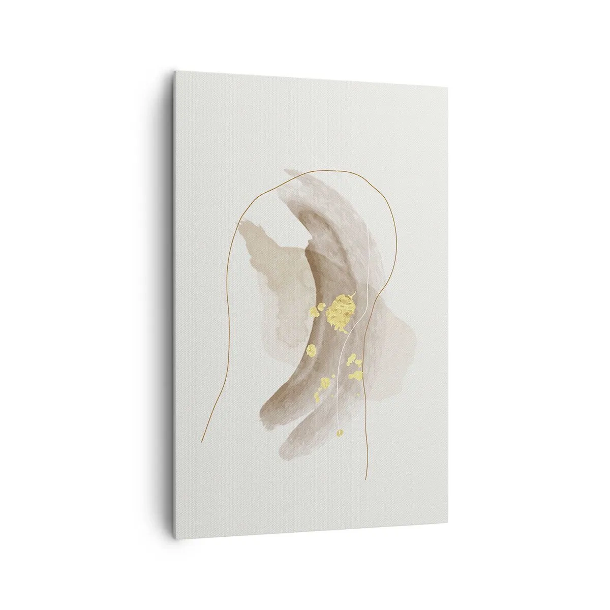 Canvastavla - Bild på duk - Träffat i rummet - 80x120 cm