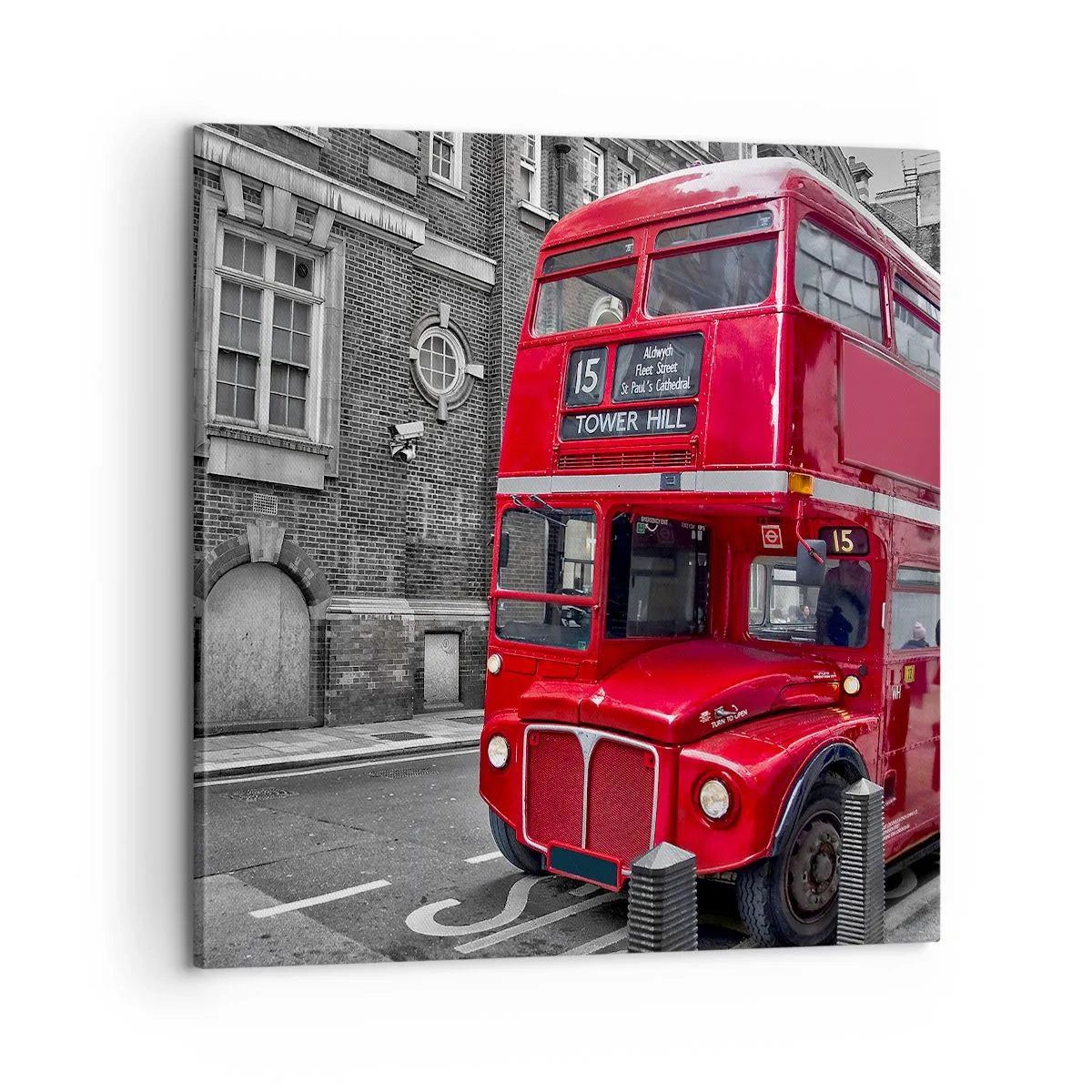 Canvastavla - Bild på duk - Alltid samma - 60x60 cm