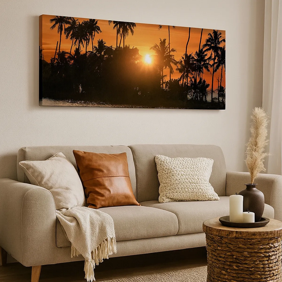 Canvastavla - Bild på duk - Dags att vila - 30x30 cm