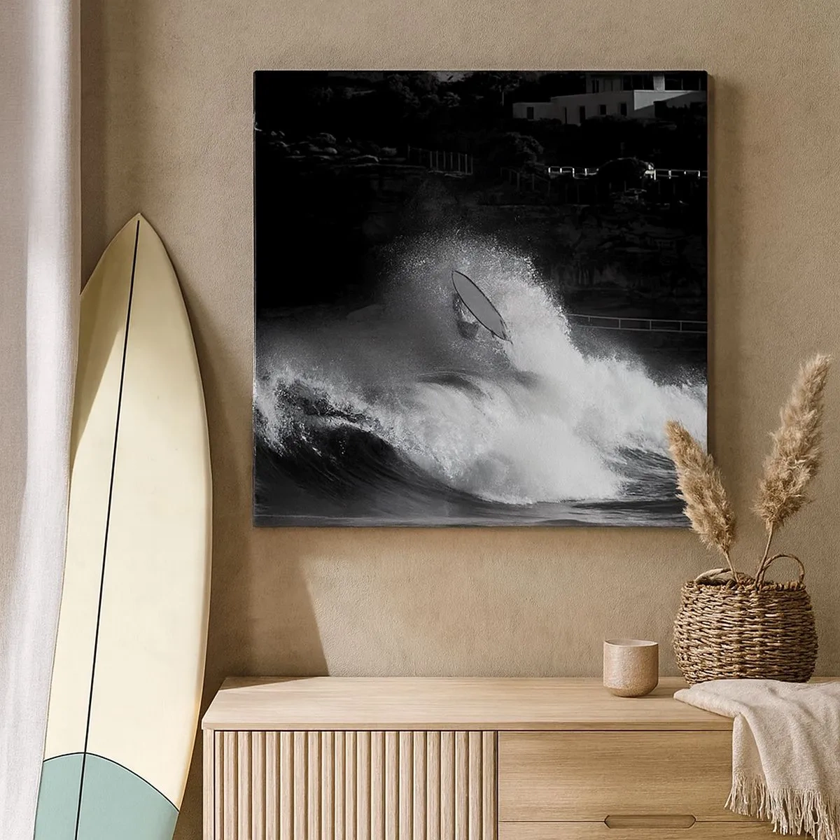 Canvastavla - Bild på duk - Utmaning accepterad! - 30x30 cm